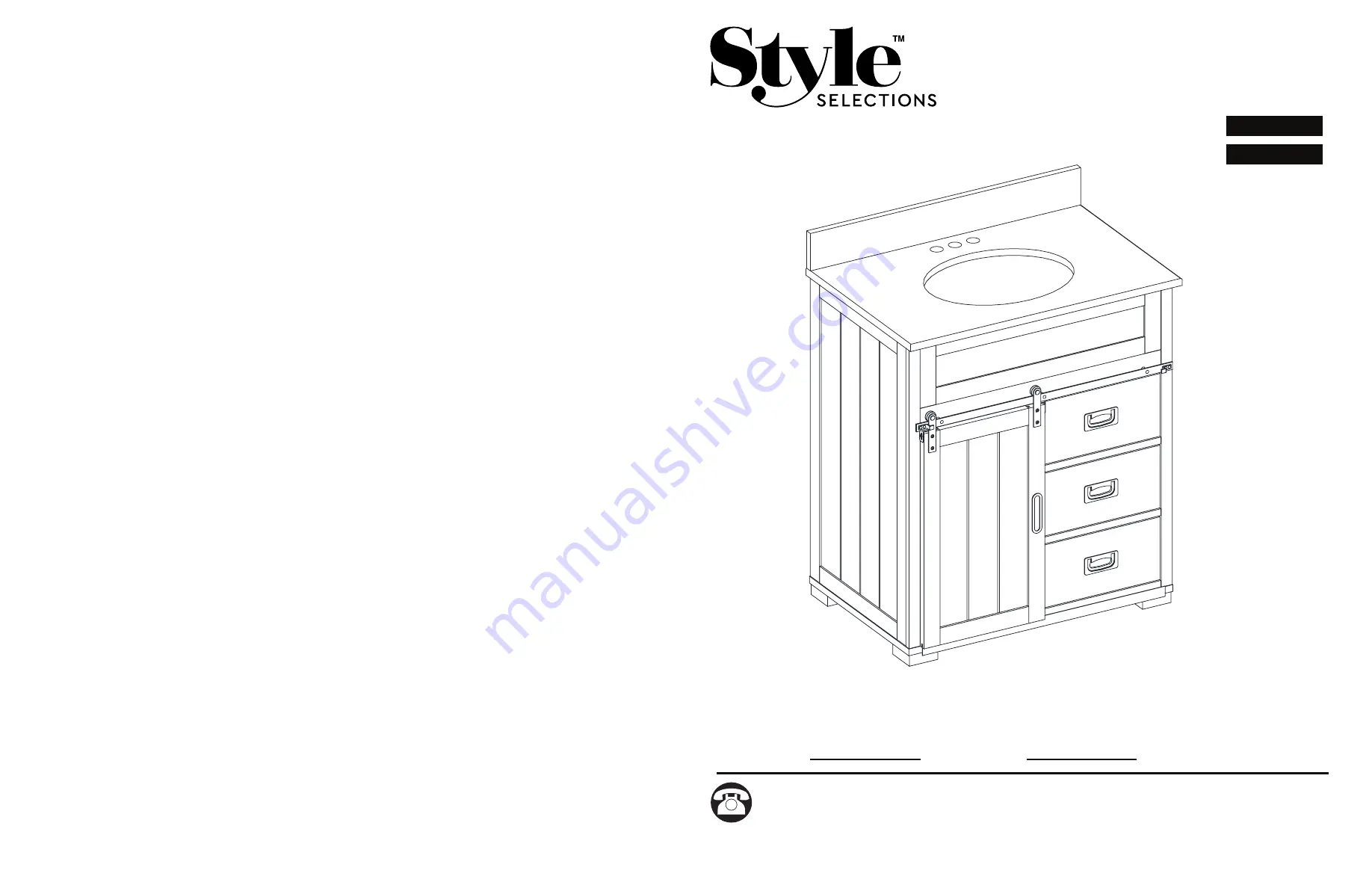 Style selections 3800153 Manual Download Page 1