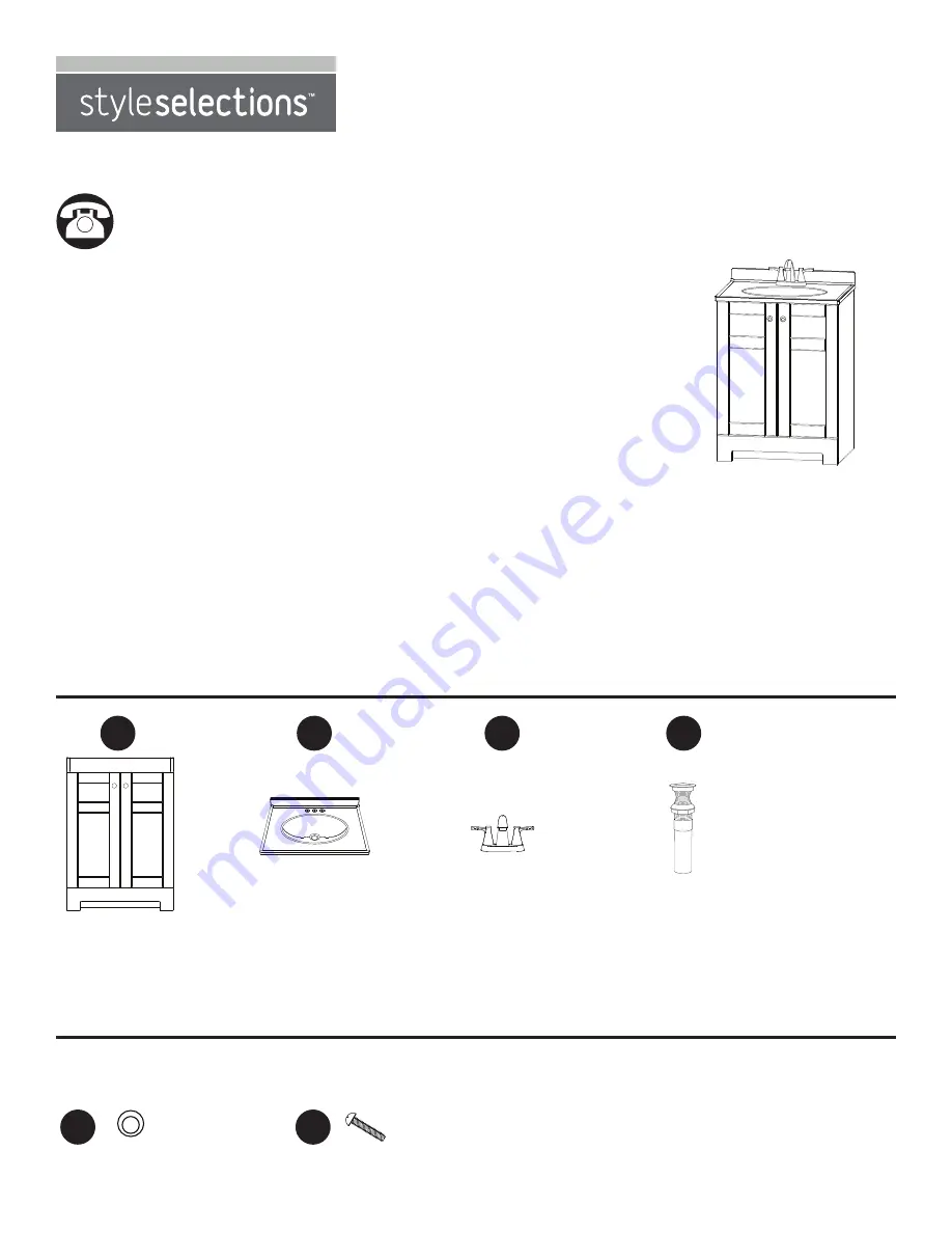 Style selections CL02E24F-SS Quick Start Manual Download Page 1