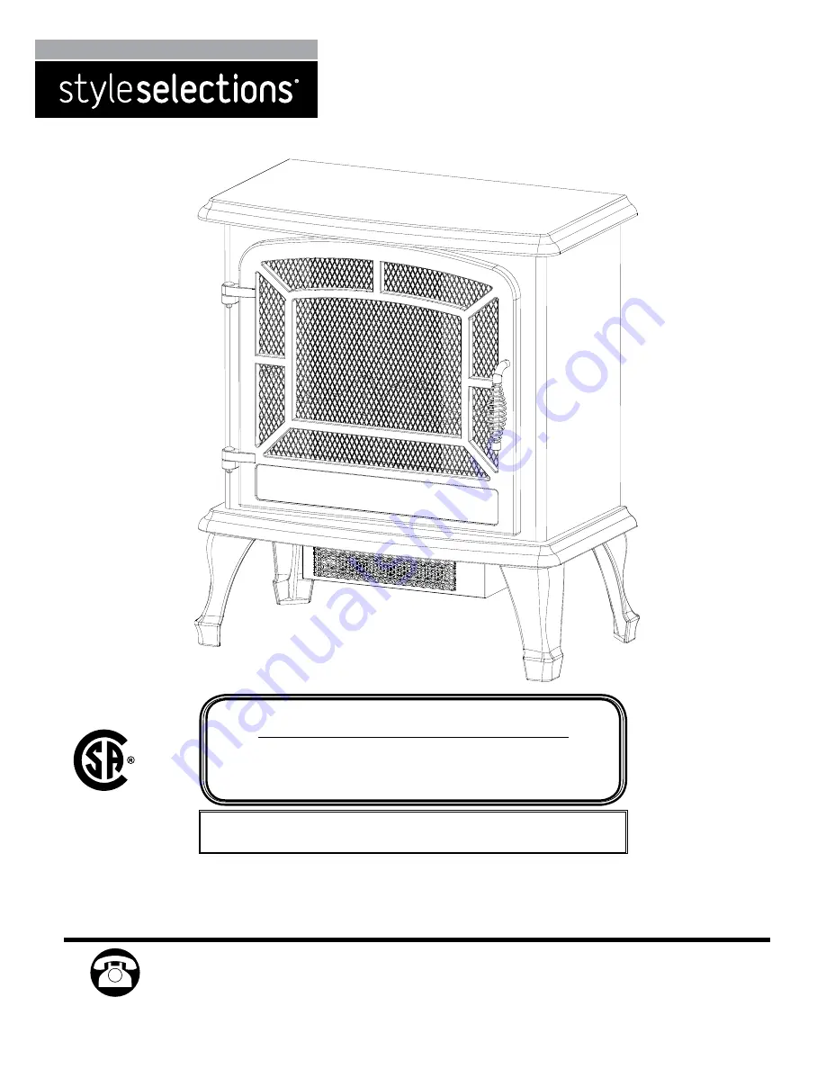 Style selections ES-323-10 Instruction Manual Download Page 29