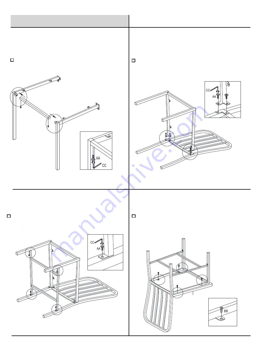 Styleworks CH80022BK Use And Care Manual Download Page 5