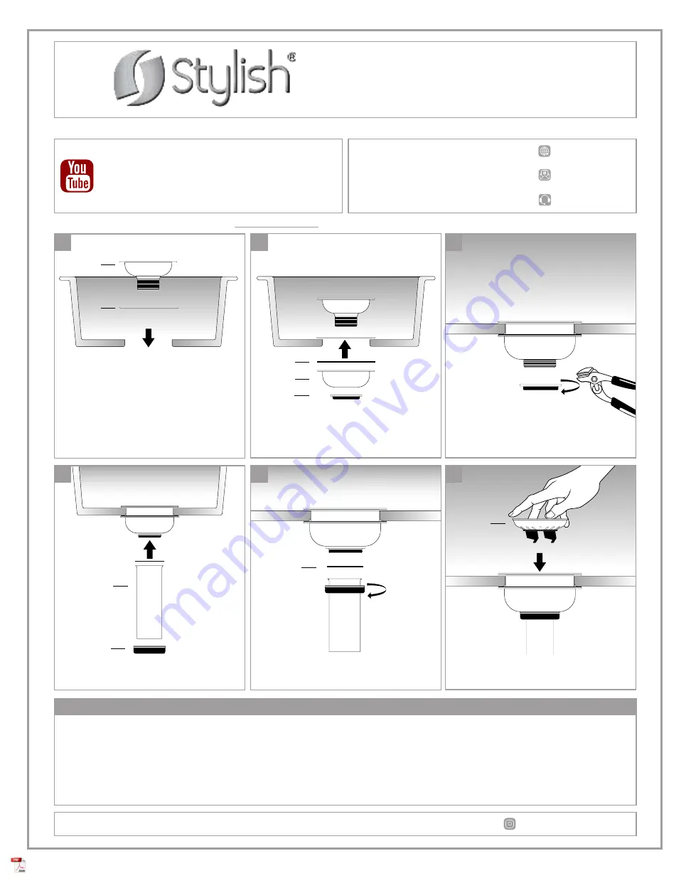 Stylish ST-05 Installation Manual Download Page 1