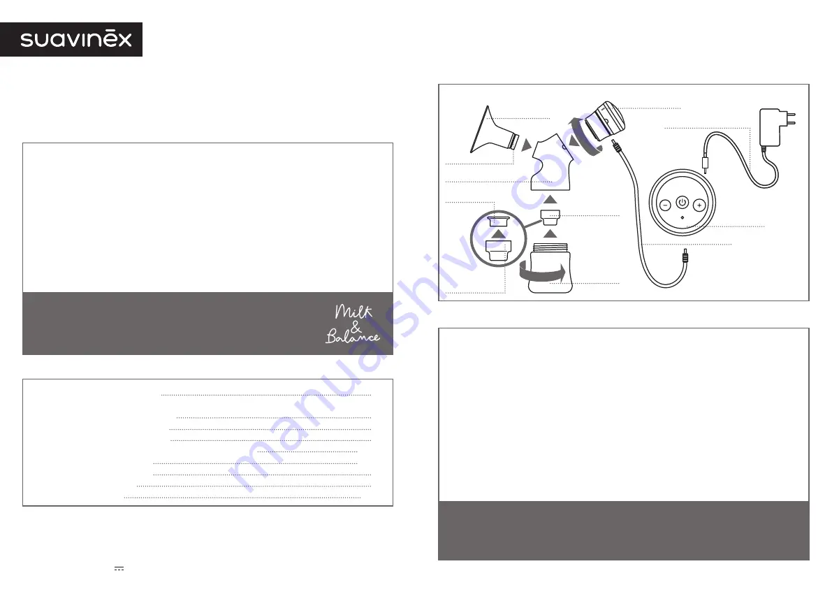 Suavinex Link Electric Milk Pump Скачать руководство пользователя страница 17