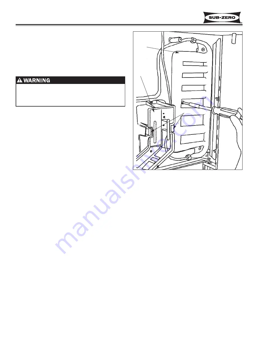 Sub-Zero 601F/F Technical & Service Manual Download Page 68