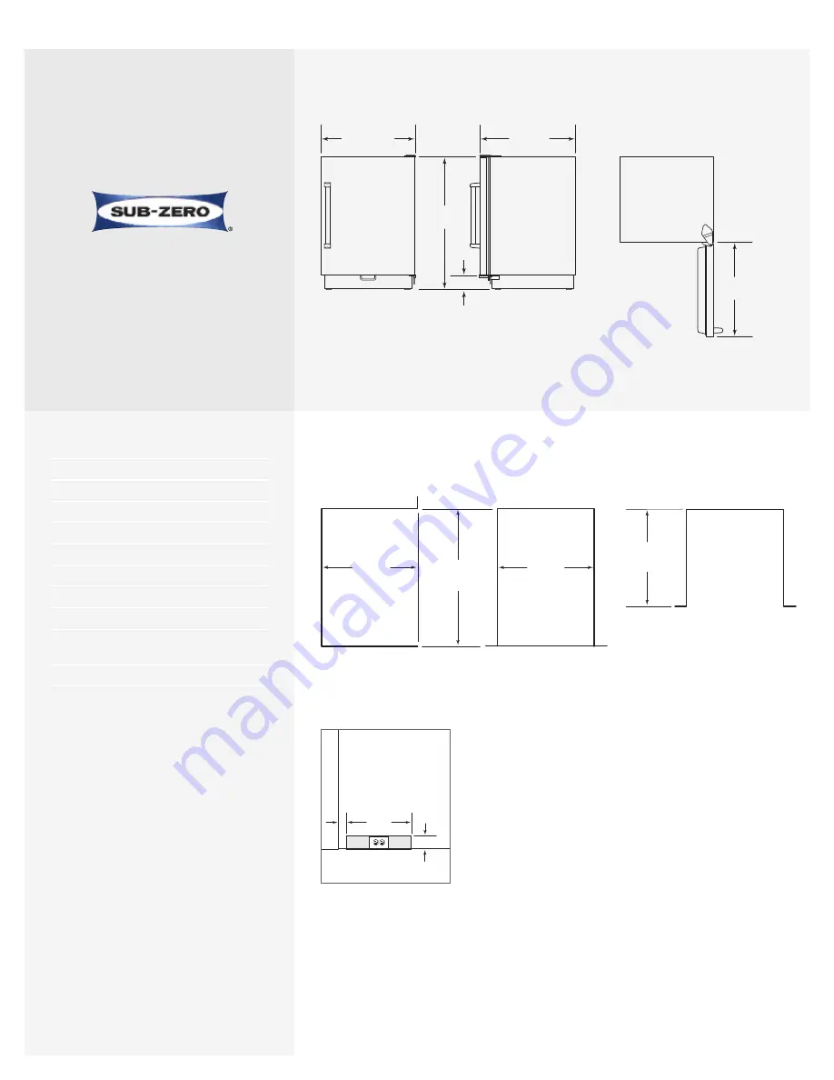 Sub-Zero UC-24RO Скачать руководство пользователя страница 2