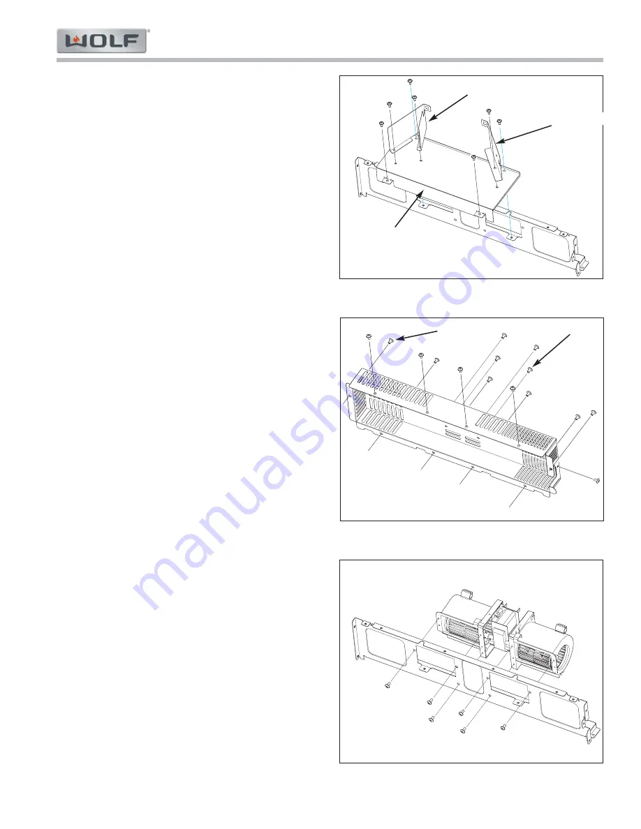 Sub-Zero Wolf Drop-Down Door Series Service Manual Download Page 26