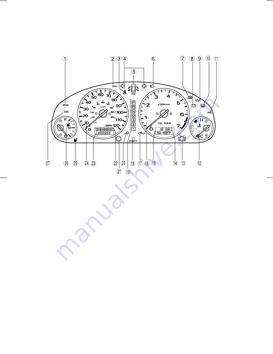 Subaru 2003 Baja Owner'S Manual Download Page 23