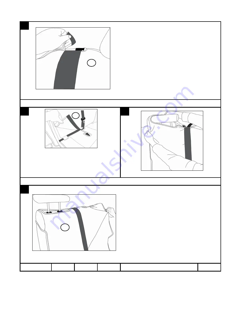 Subaru F411SXC030 Installation Instructions Download Page 3