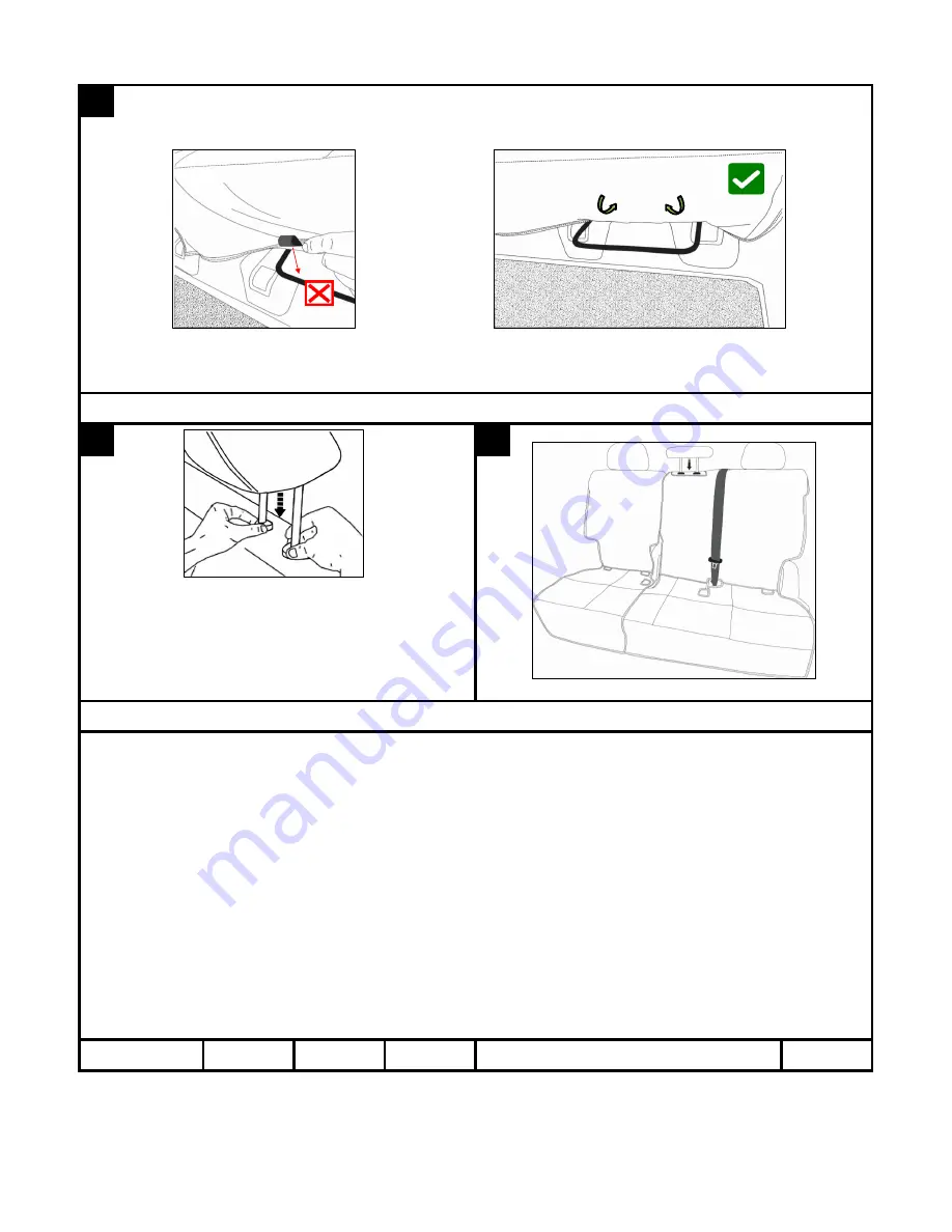 Subaru F411SXC030 Installation Instructions Download Page 5