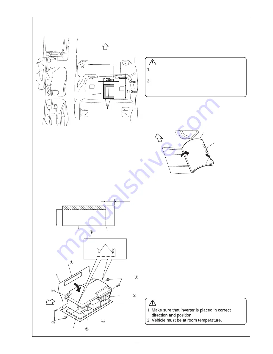 Subaru Forester AC 110V Power Outlet Installation Instructions Manual Download Page 5