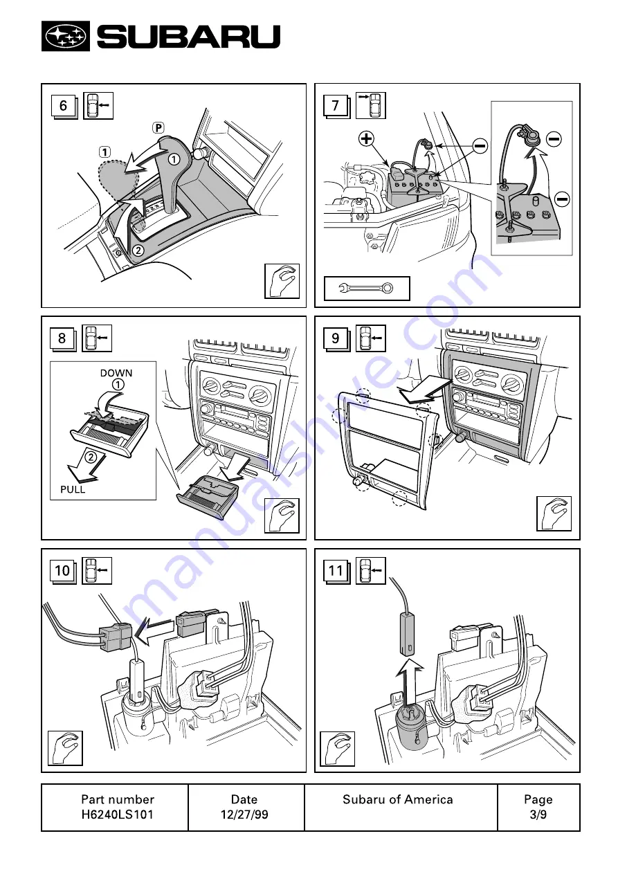 Subaru H6240LS101 Скачать руководство пользователя страница 3