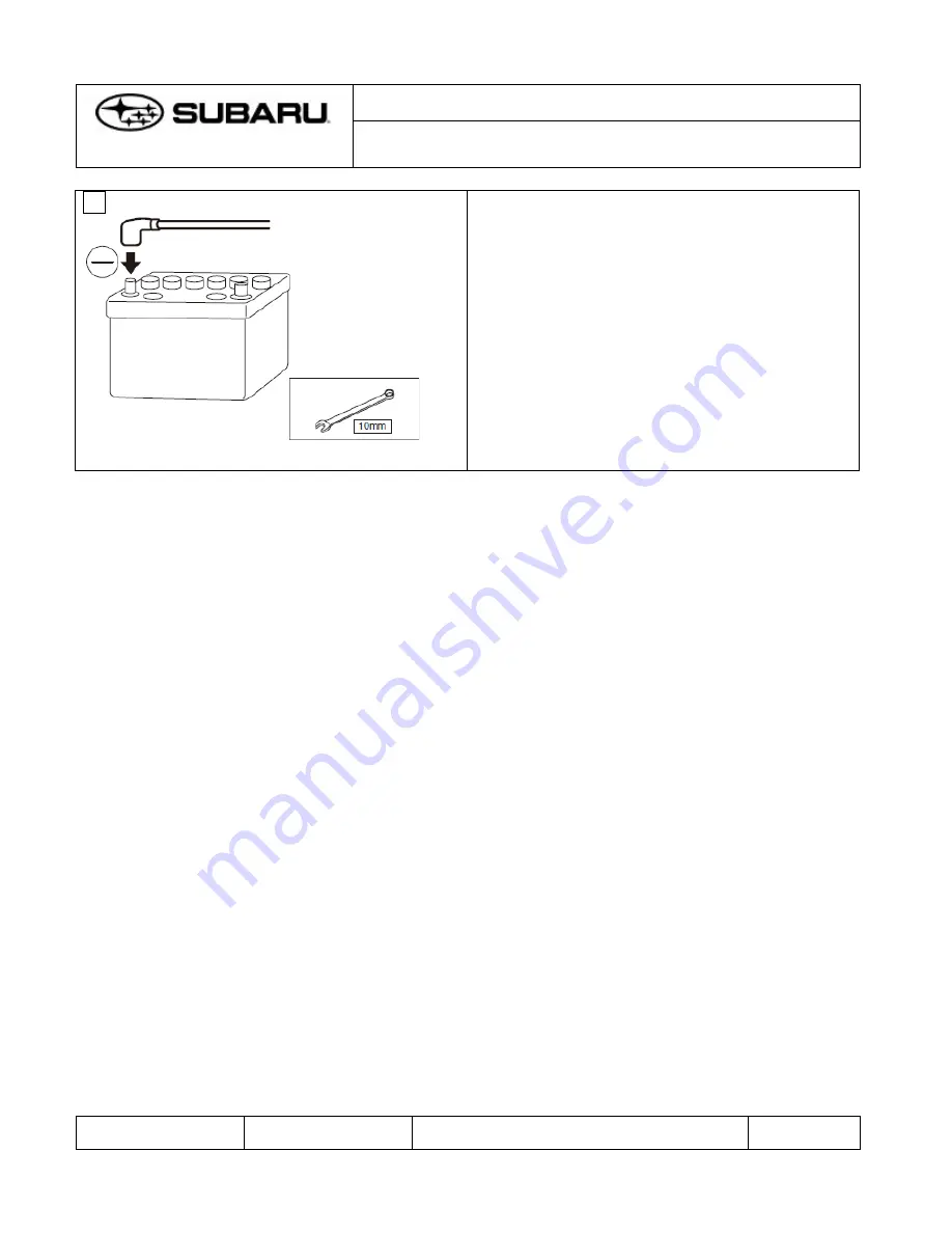 Subaru H631SFJ000 Installation Instructions Manual Download Page 10