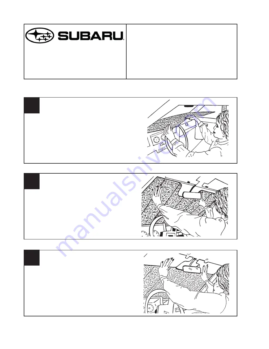 Subaru SOA3991000 Installation Instructions Download Page 2