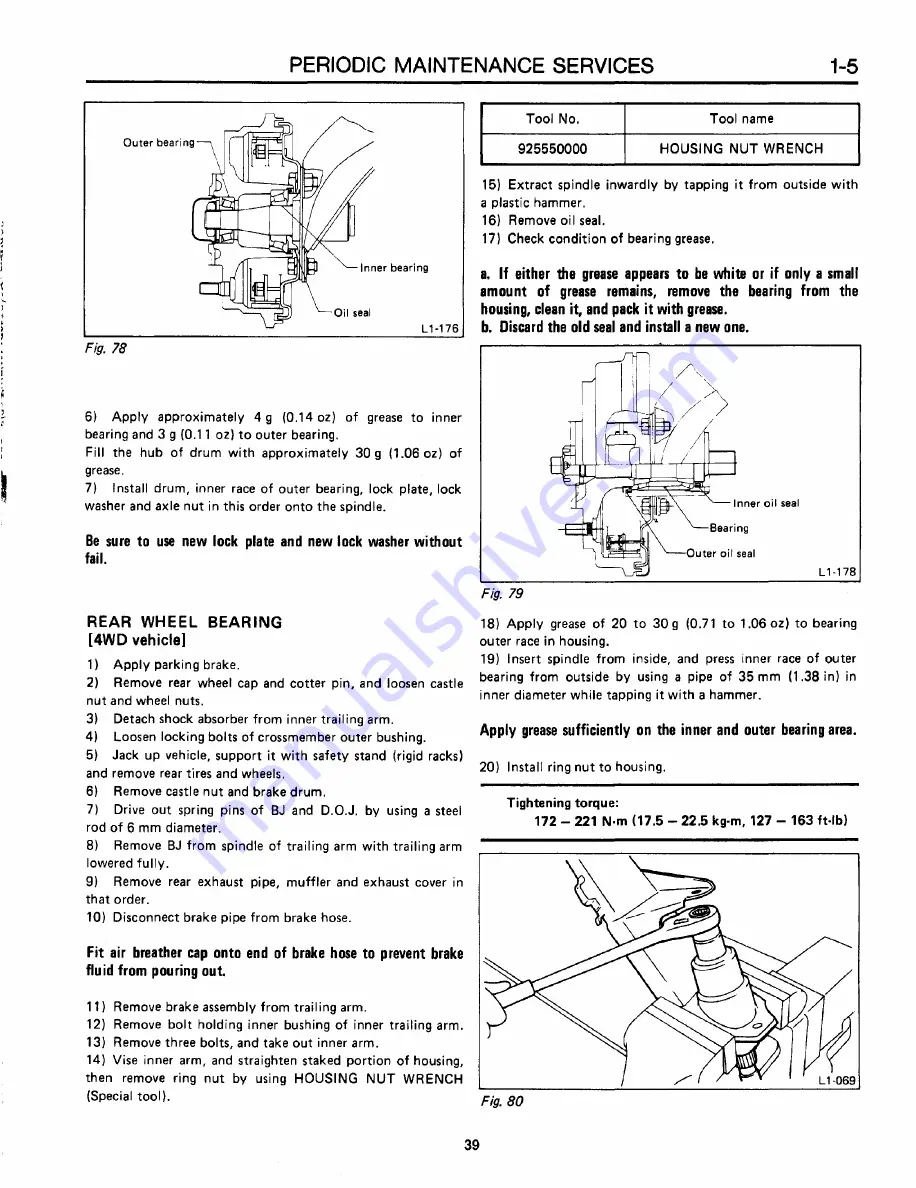 Subaru XT 1988 Service Manual Download Page 98