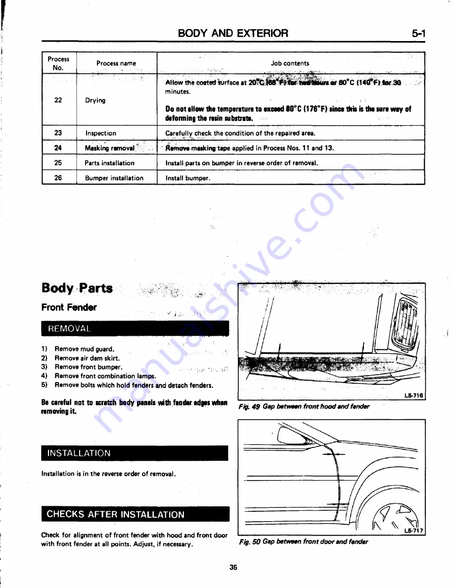 Subaru XT 1988 Скачать руководство пользователя страница 1113