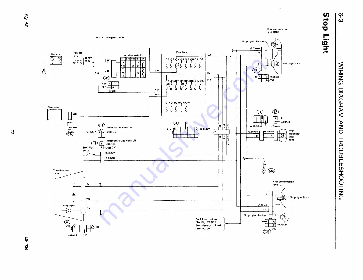 Subaru XT 1988 Service Manual Download Page 1344