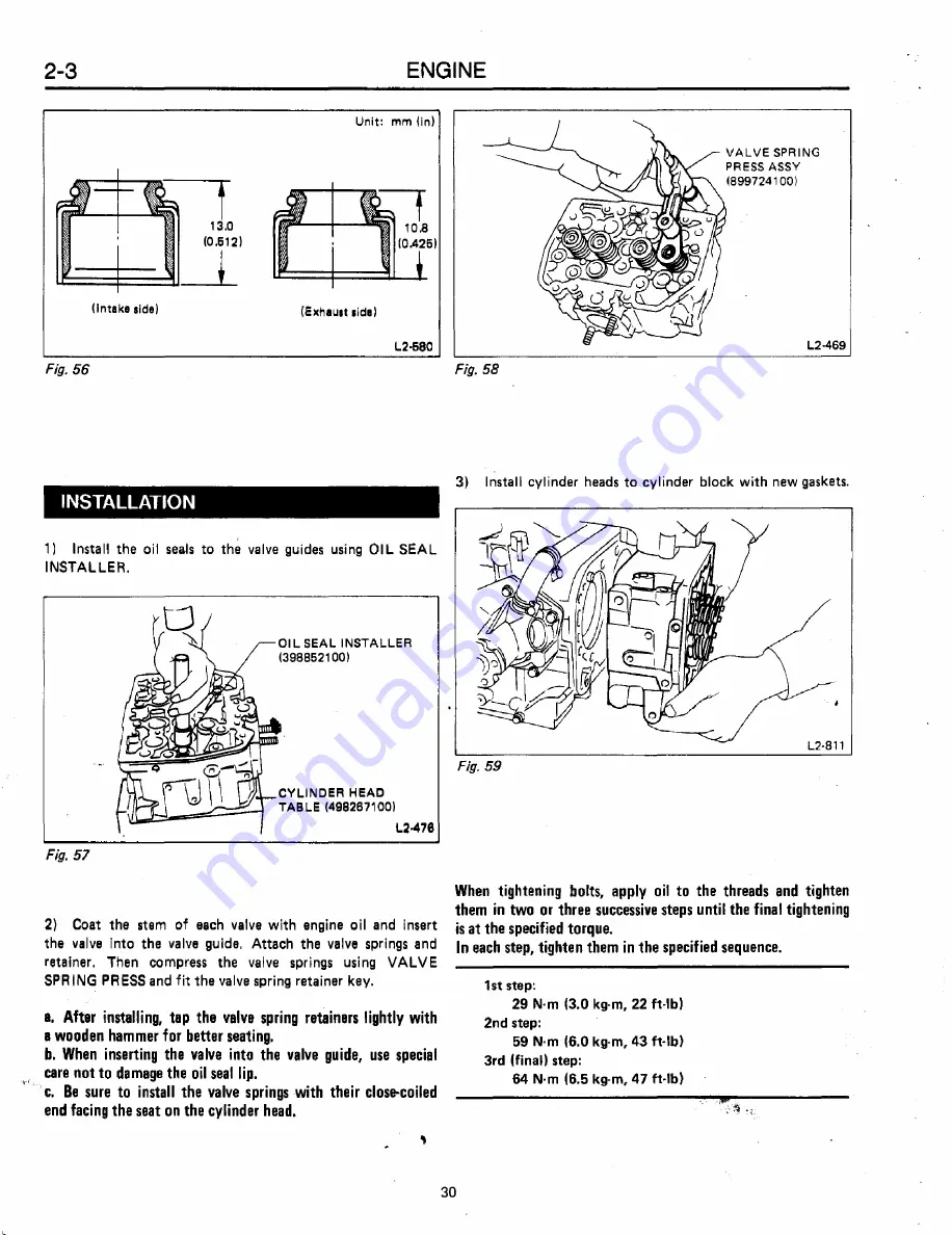 Subaru XT 1988 Service Manual Download Page 186