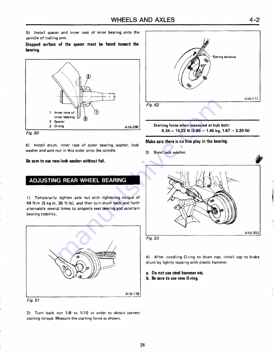 Subaru XT 1988 Service Manual Download Page 840