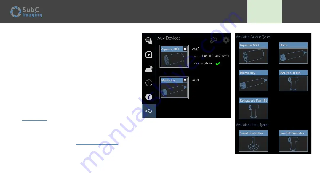 SubC Imaging Rayfin User Manual Download Page 40