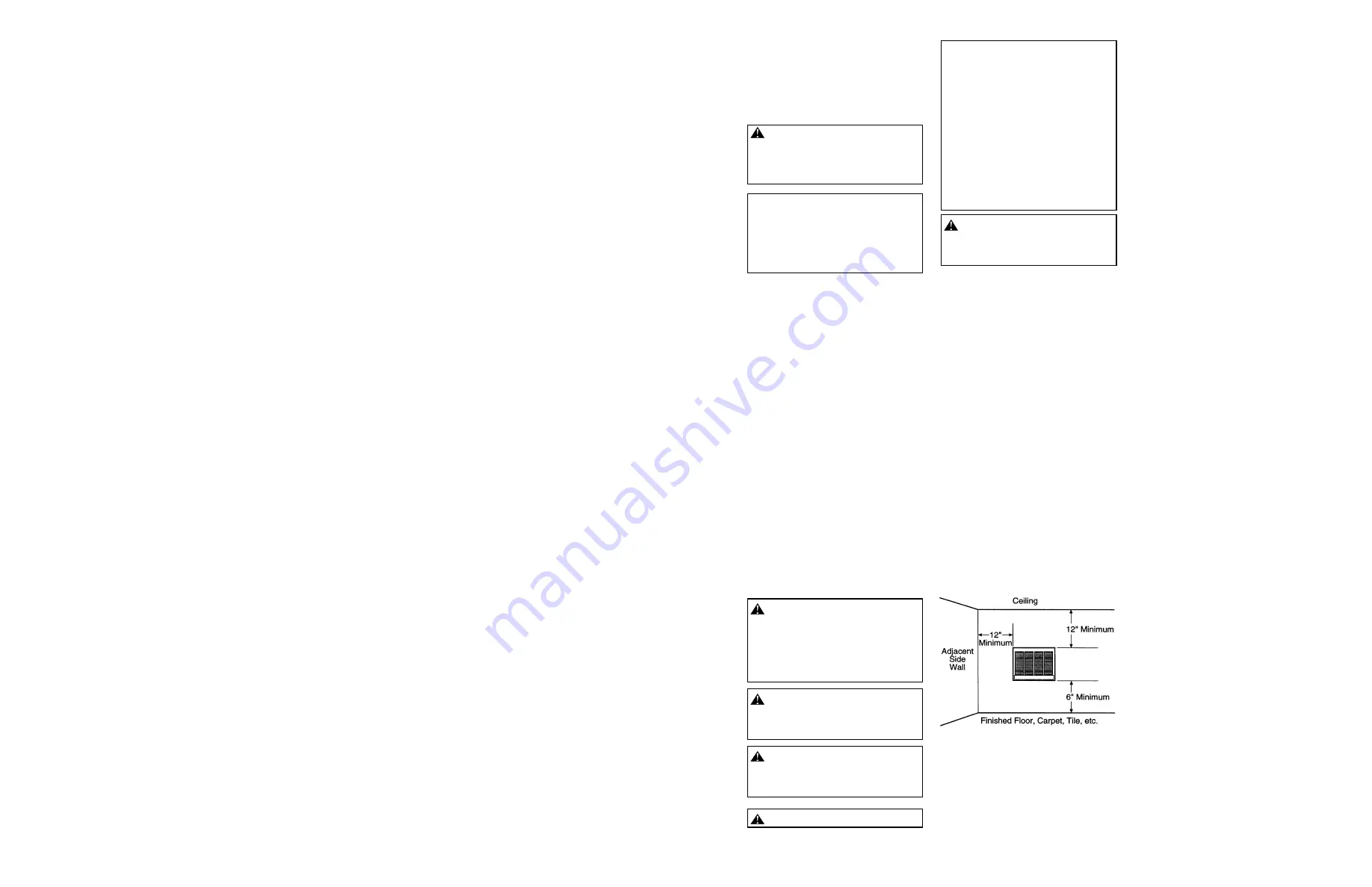 Suburban SA25N Owner'S Operation And Installation Manual Download Page 2