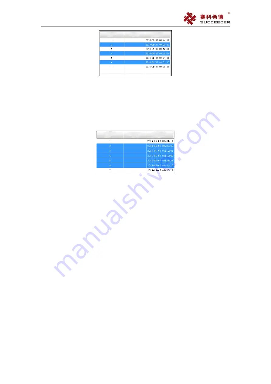 Succeeder SF-8200 Operation Manual Download Page 43