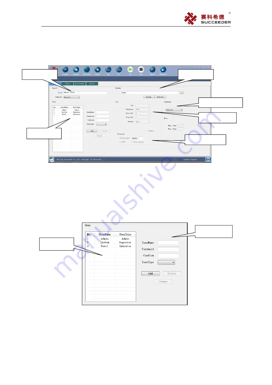 Succeeder SF-8200 Operation Manual Download Page 56