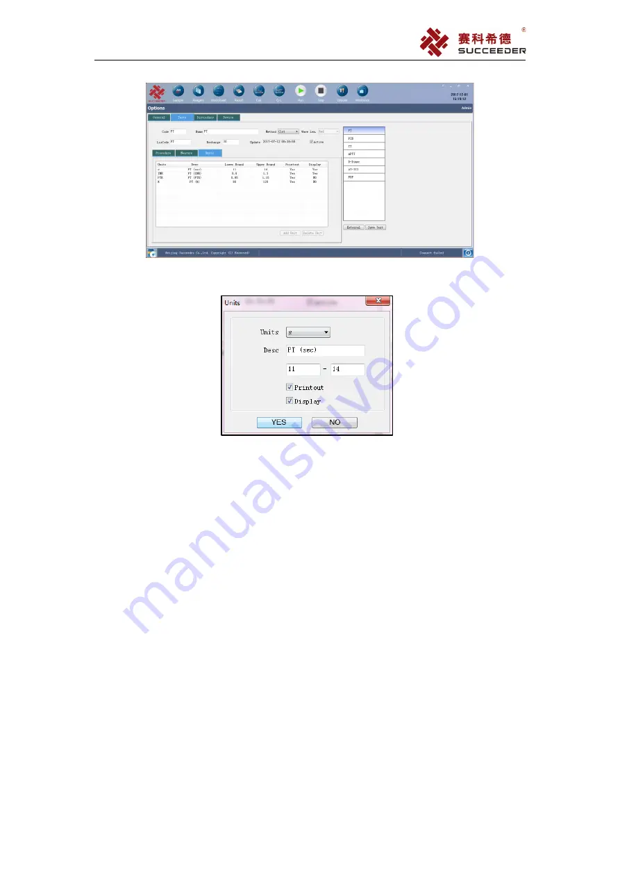 Succeeder SF-8200 Operation Manual Download Page 64