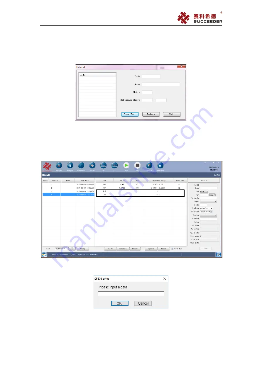 Succeeder SF-8200 Operation Manual Download Page 65