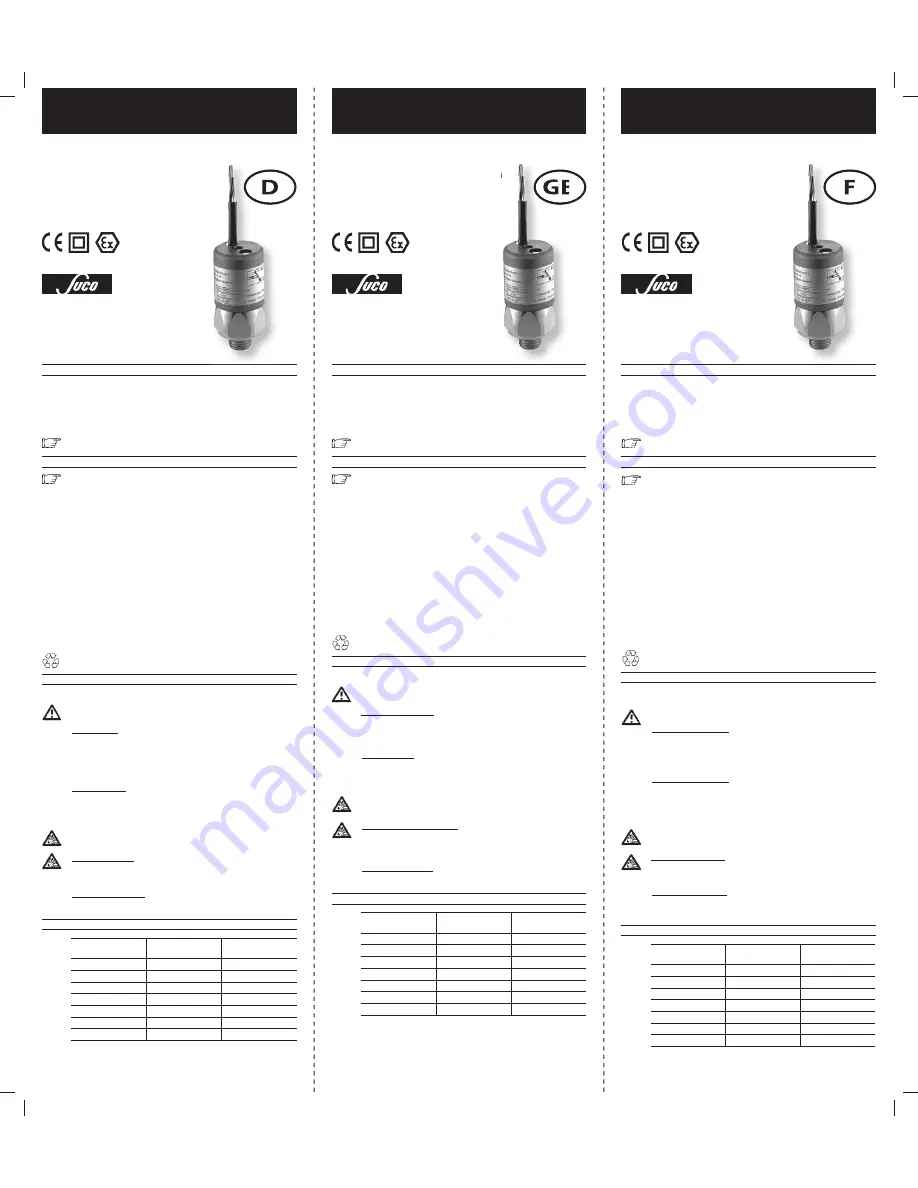 SUCO 0340 Series Скачать руководство пользователя страница 1