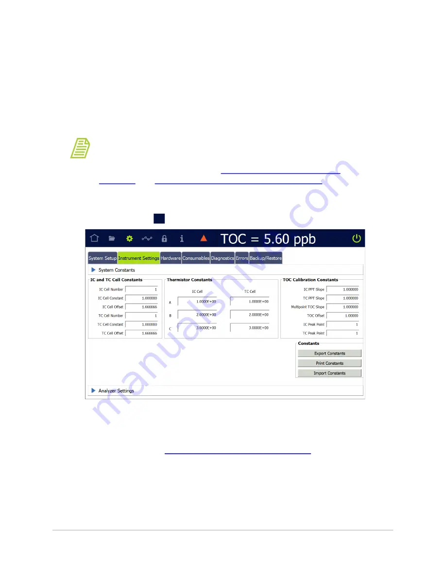 Suez Sievers M500e Operation And Maintenance Manual Download Page 104