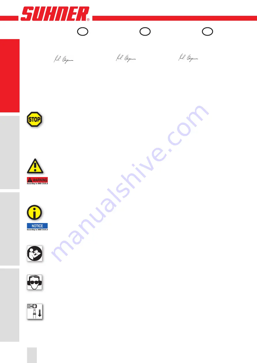 SUHNER ABRASIVE LLH 12 Technical Document Download Page 6