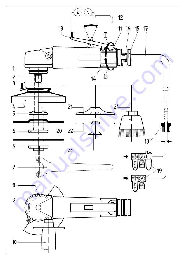 SUHNER ABRASIVE LWE 10 DH Скачать руководство пользователя страница 12