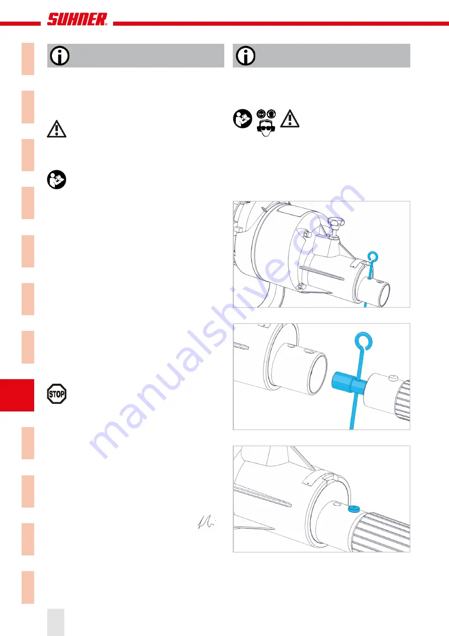 SUHNER ABRASIVE Rotar 400V Technical Document Download Page 44