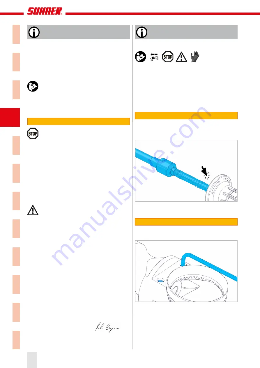 SUHNER ABRASIVE SHS 350 Technical Document Download Page 26