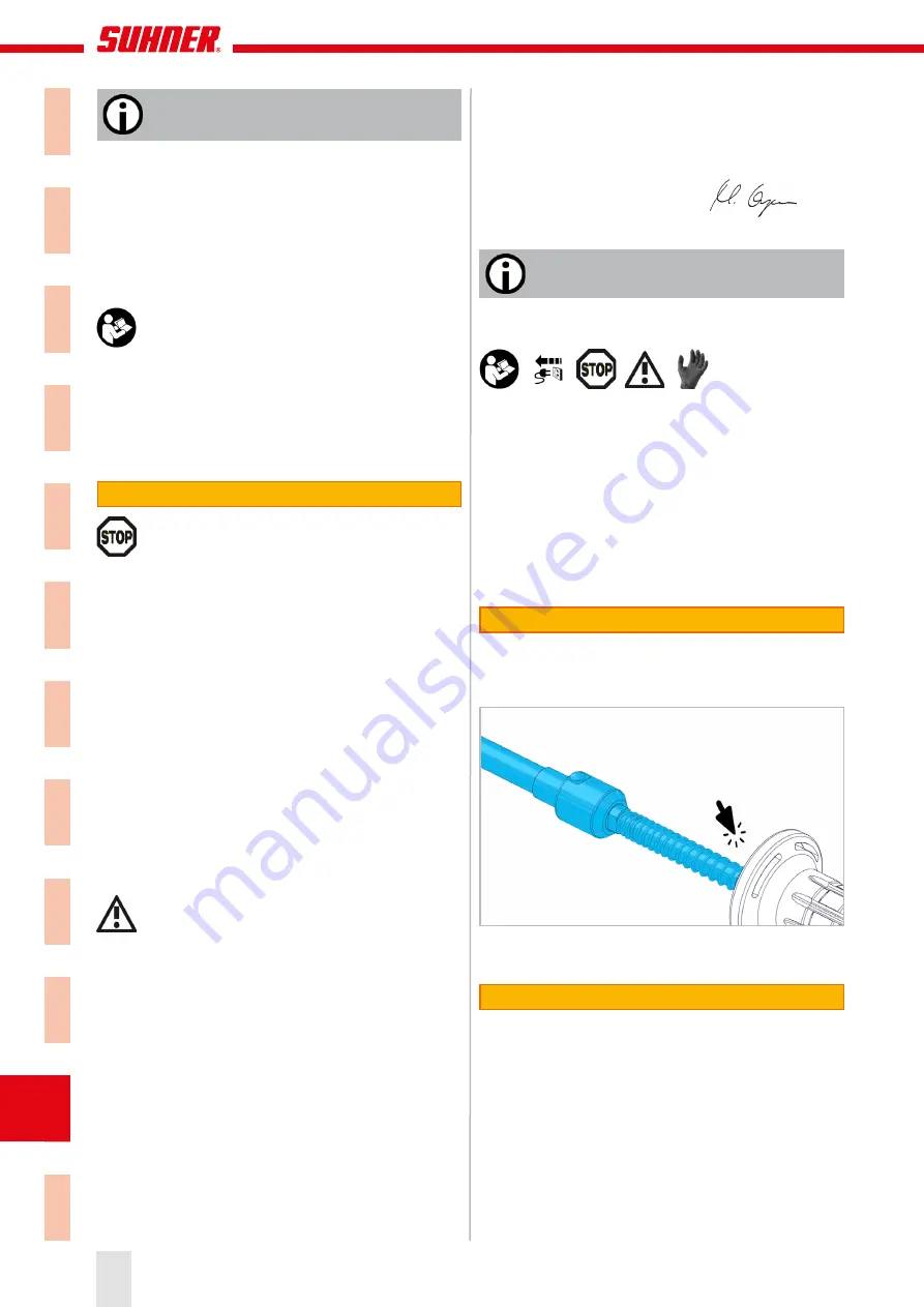 SUHNER ABRASIVE SHS 350 Technical Document Download Page 60