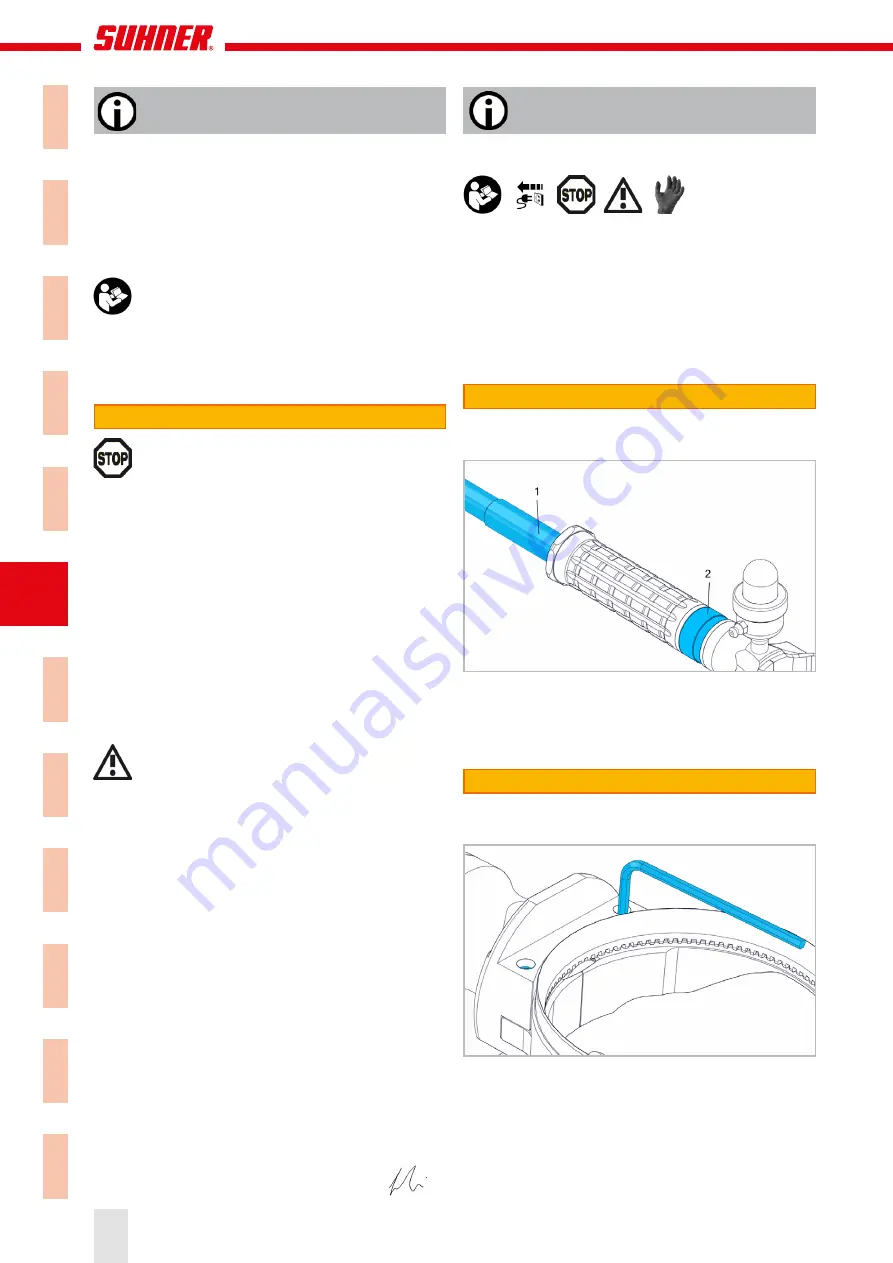 SUHNER ABRASIVE TURBO TRIM SH 700 Technical Document Download Page 32