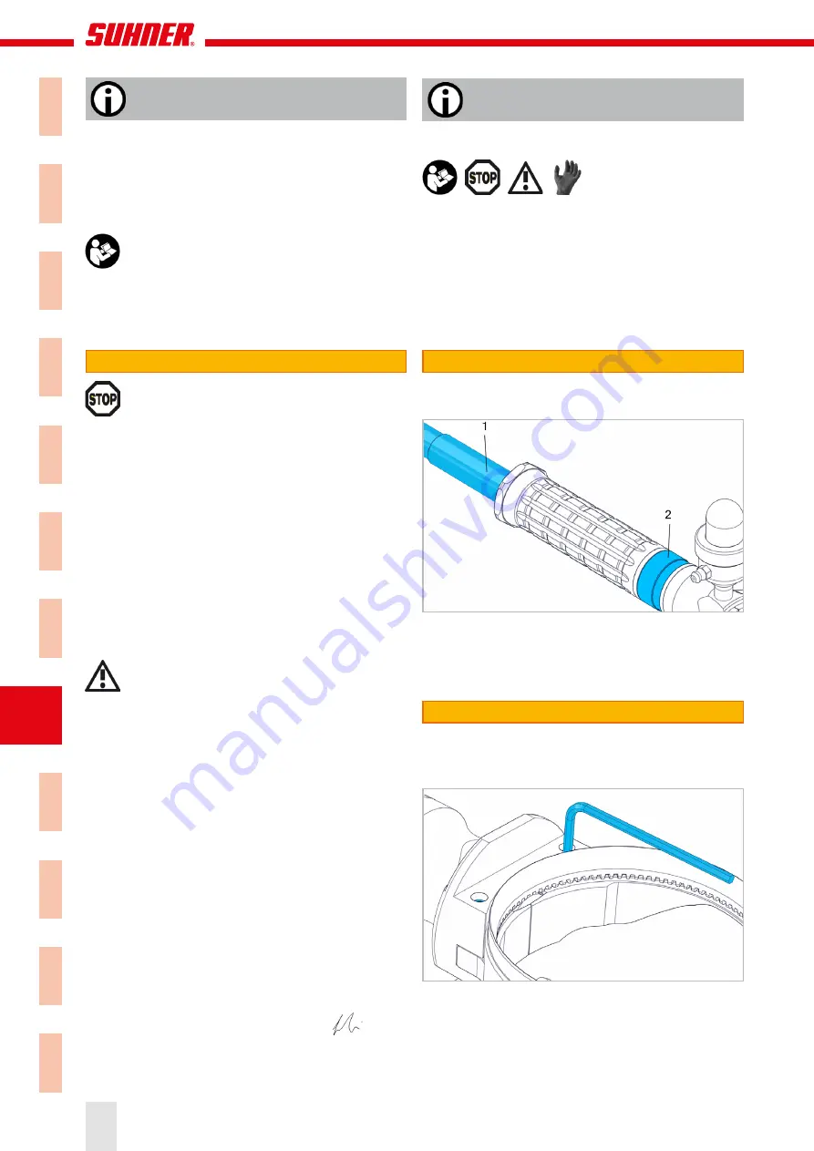 SUHNER ABRASIVE TURBO TRIM SH 700 Technical Document Download Page 40