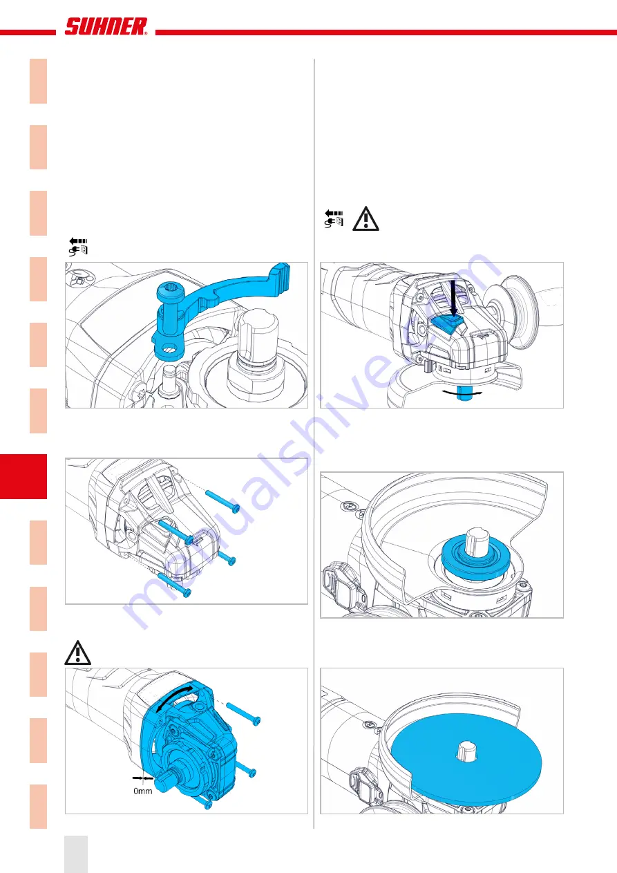 SUHNER ABRASIVE UWG 11-R Technical Document Download Page 96