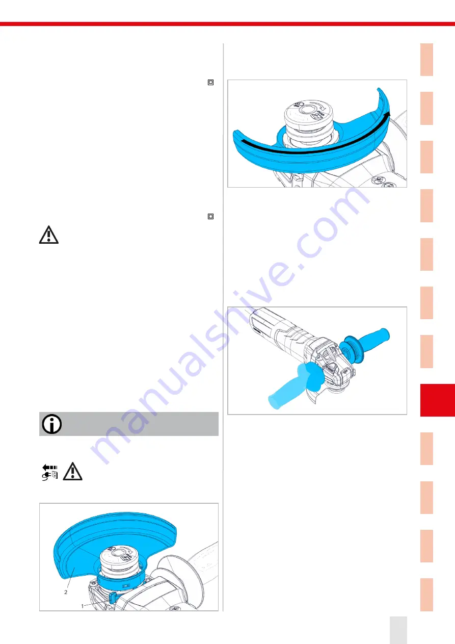 SUHNER ABRASIVE UWG 11-R Скачать руководство пользователя страница 101