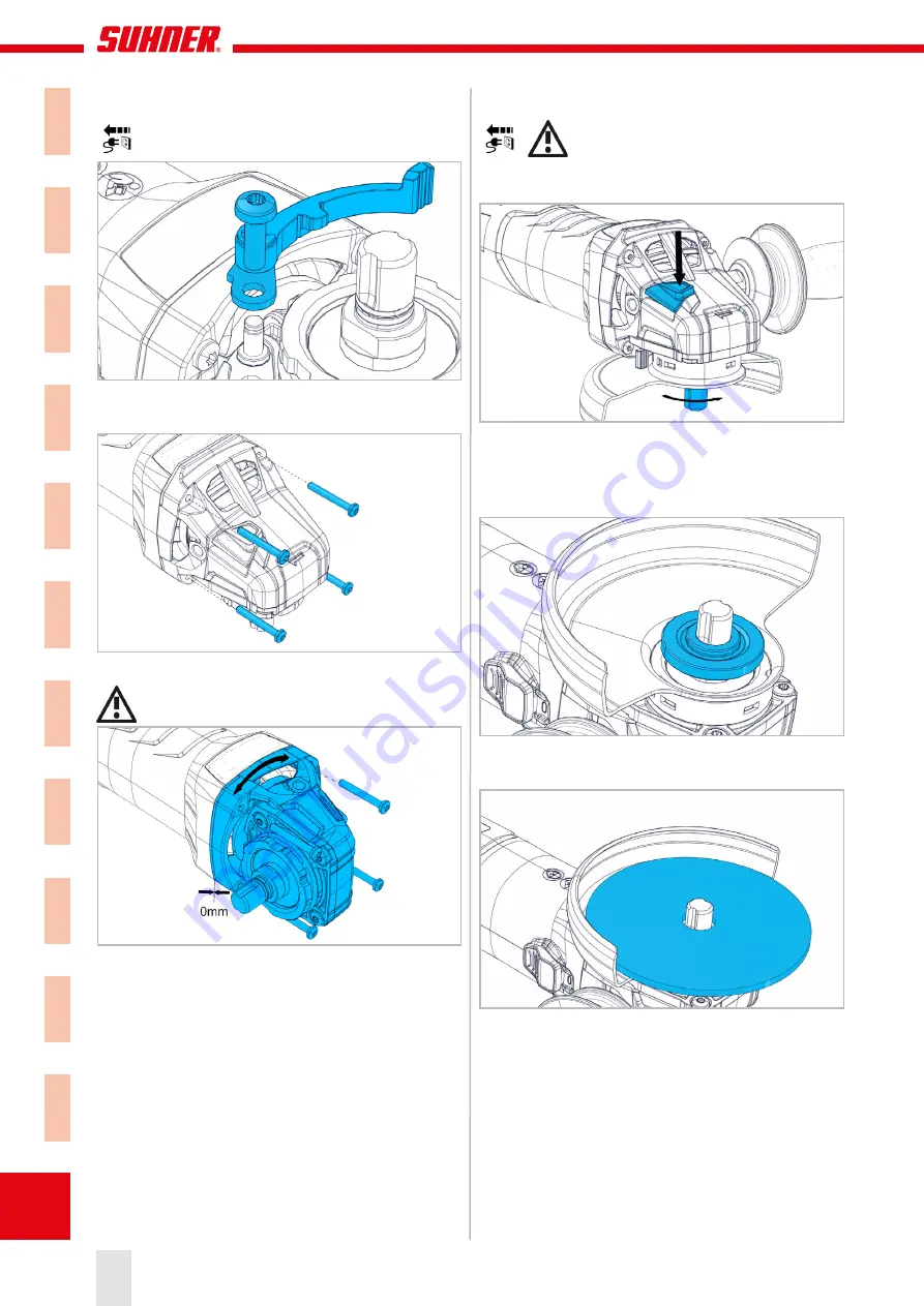 SUHNER ABRASIVE UWG 11-R Скачать руководство пользователя страница 126