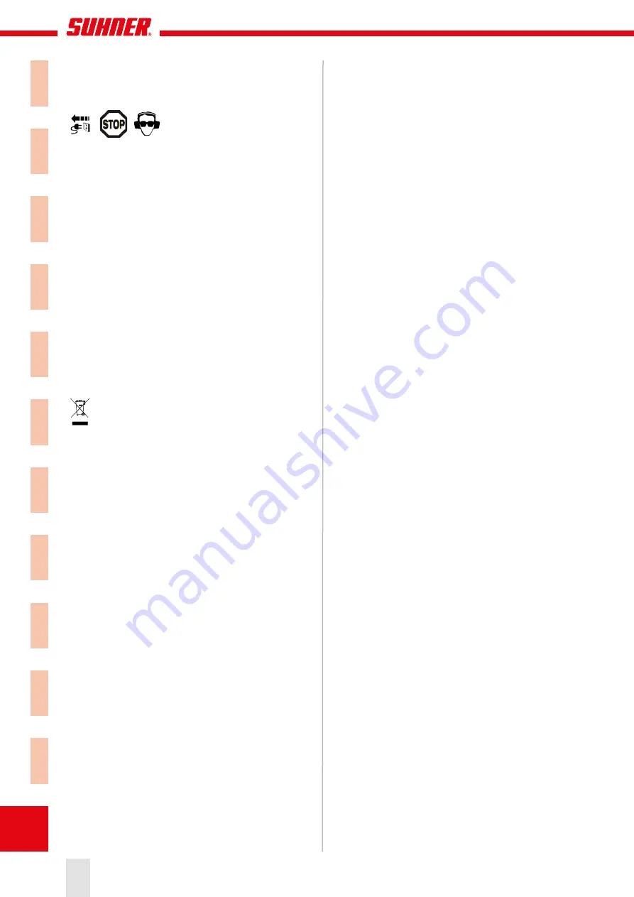 SUHNER ABRASIVE UWG 11-R Technical Document Download Page 128