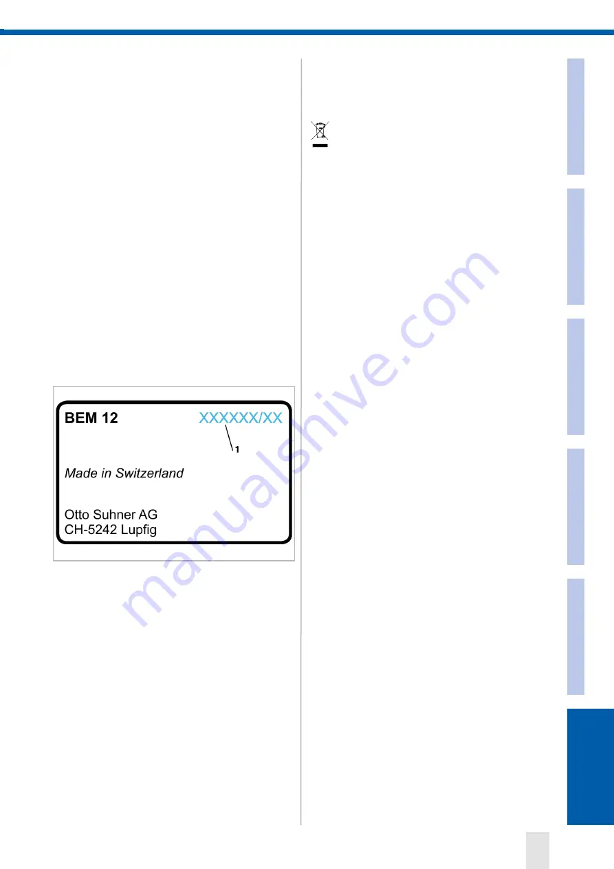 SUHNER MACHINING BEM 12 Technical Document Download Page 49