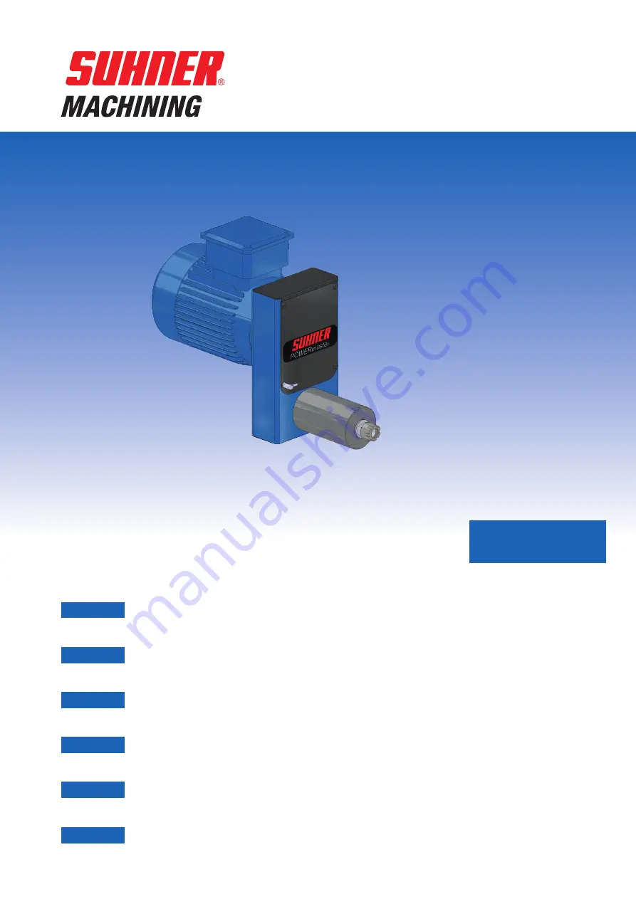 SUHNER MACHINING BEX 8 Technical Document Download Page 1