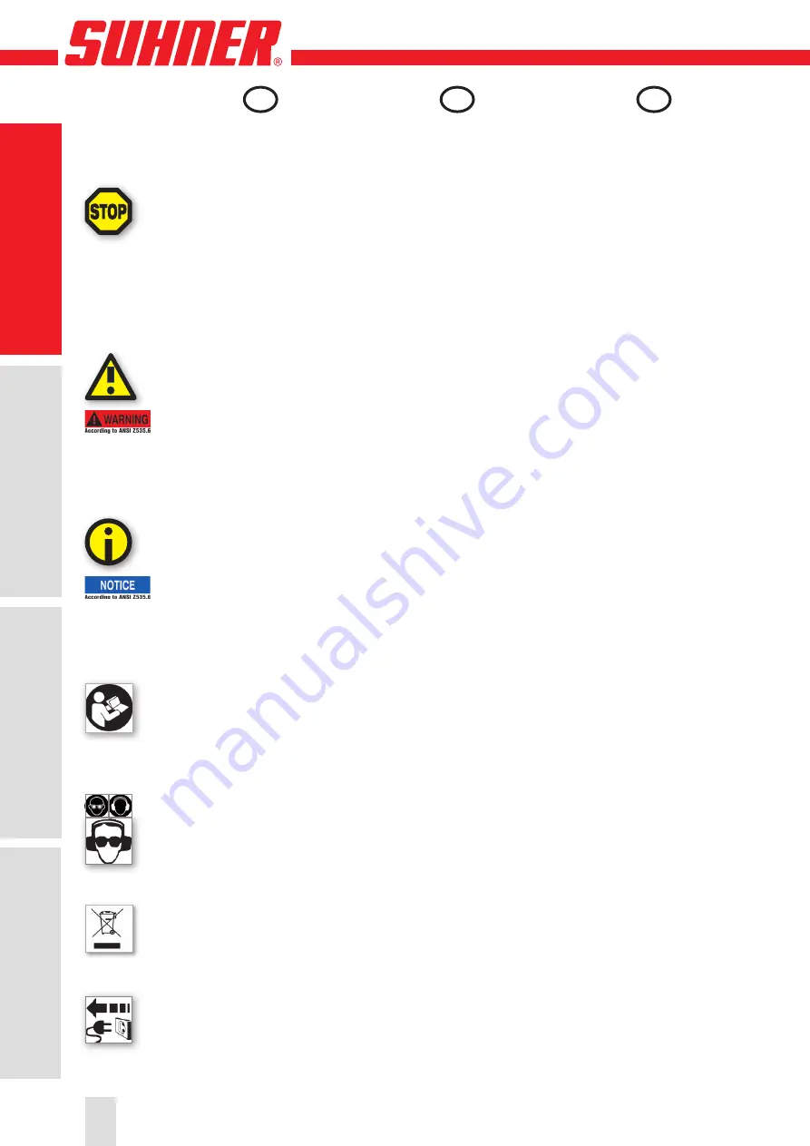 SUHNER ABRASIVE UMB 4-RQ Technical Document Download Page 8