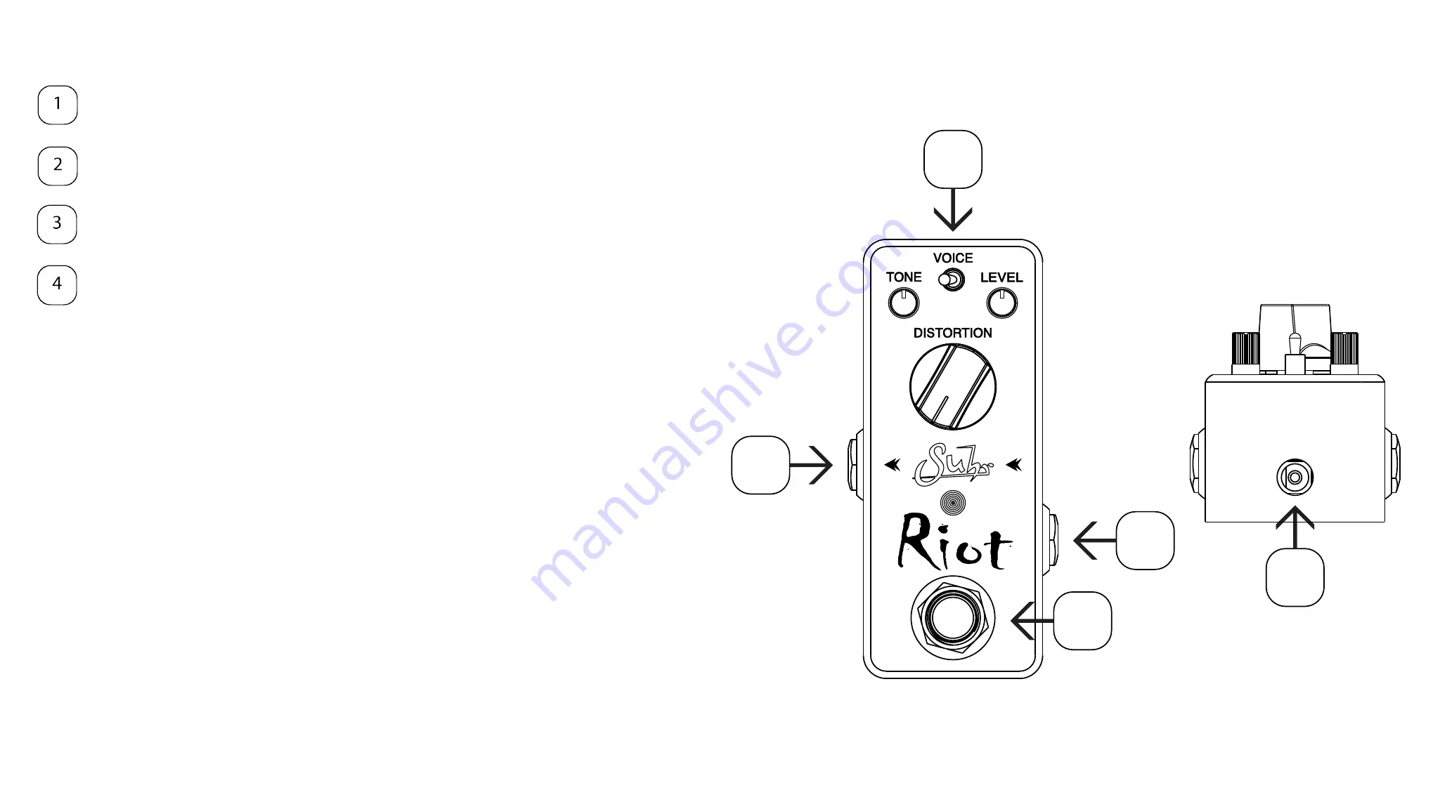 Suhr Riot Mini User Manual Download Page 4