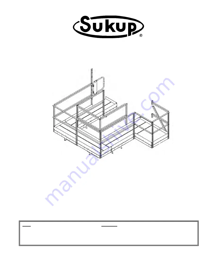 Sukup TM05600 Installation Manual Download Page 1