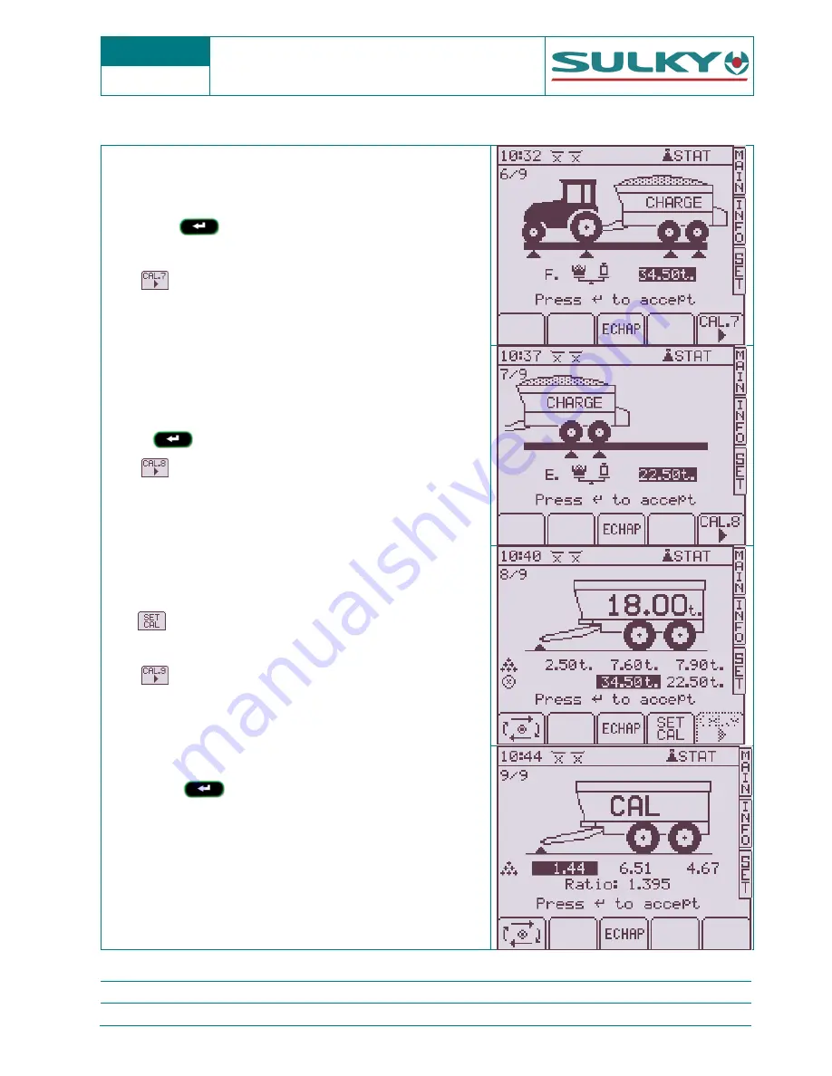 Sulky Polyvrac XT 100 VISION Скачать руководство пользователя страница 68