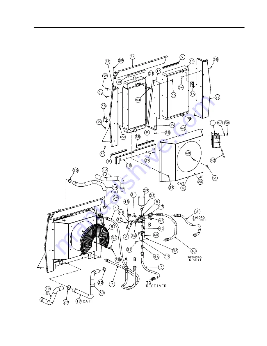 Sullair 185H Operator'S Manual And Parts List Download Page 74