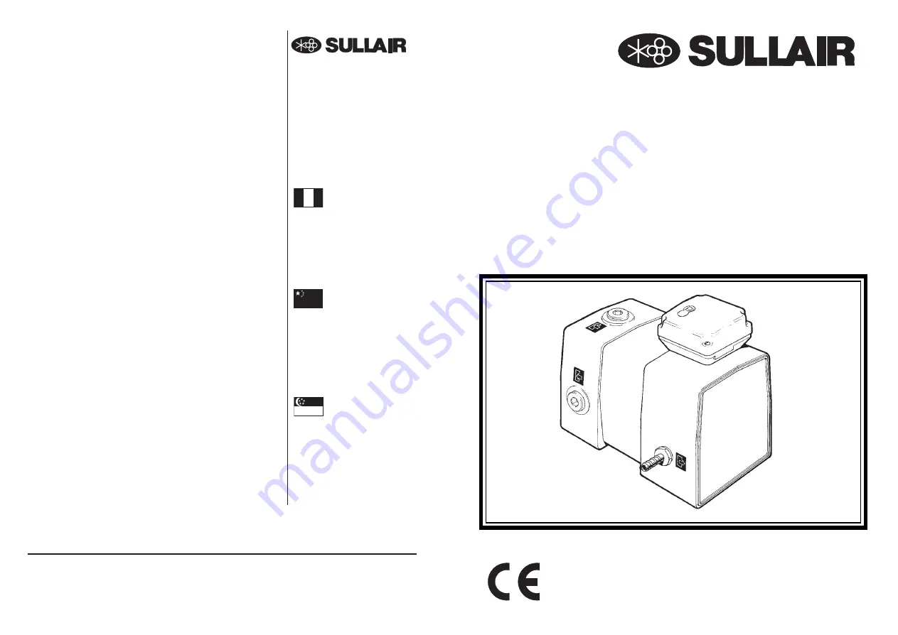 Sullair SCD300 Скачать руководство пользователя страница 1