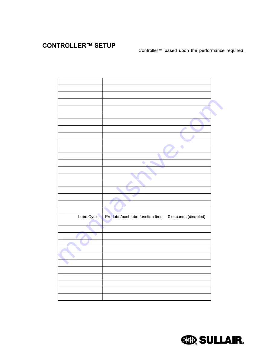 Sullair TSR20 User Manual Download Page 38