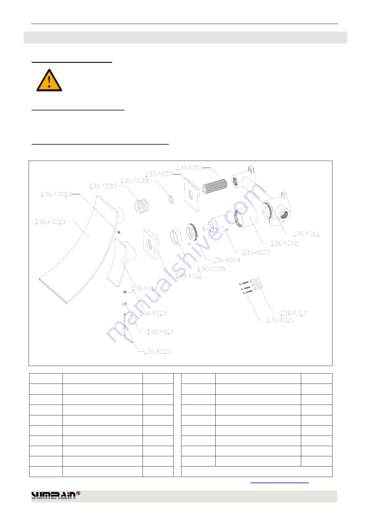 SUMERAIN S1364BGW Скачать руководство пользователя страница 6